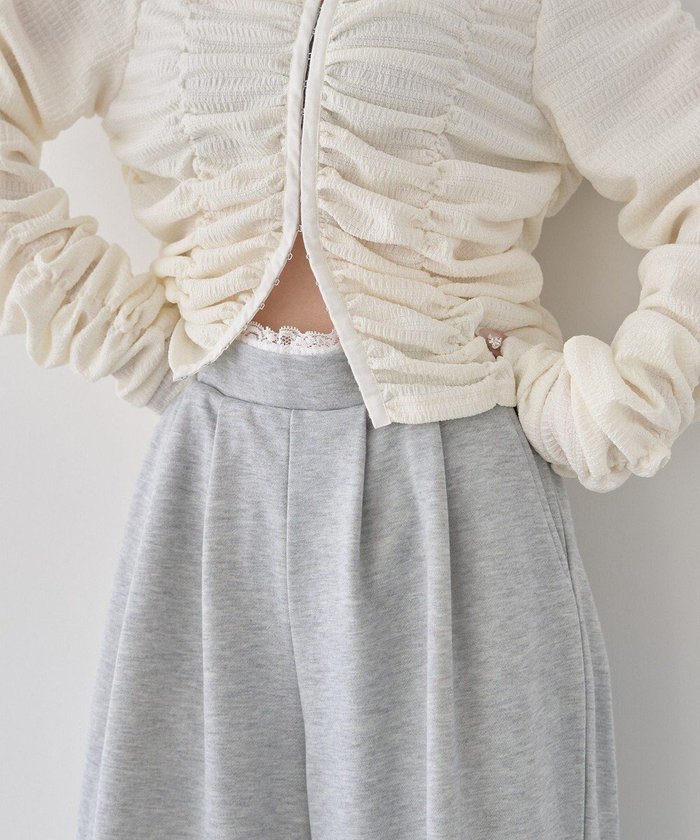 【アースミュージックアンドエコロジー/earth music&ecology】のレースレイヤード風スウェットパンツ インテリア・キッズ・メンズ・レディースファッション・服の通販 founy(ファニー) https://founy.com/ ファッション Fashion レディースファッション Fashion for Women パンツ Pants & Trousers スウェット / スエット Sweatshirt, Sweatwear ポケット Pocket, Pocket Detail リラックス Relax, Relaxed Fit レース Lace, Lace Fabric ワイド Wide, Wide Fit エレガント 上品 Elegant 夏 Summer 春 Spring S/S・春夏 SS, Spring/Summer, Warm Season |ID: prp329100004868508 ipo3291000000036278661