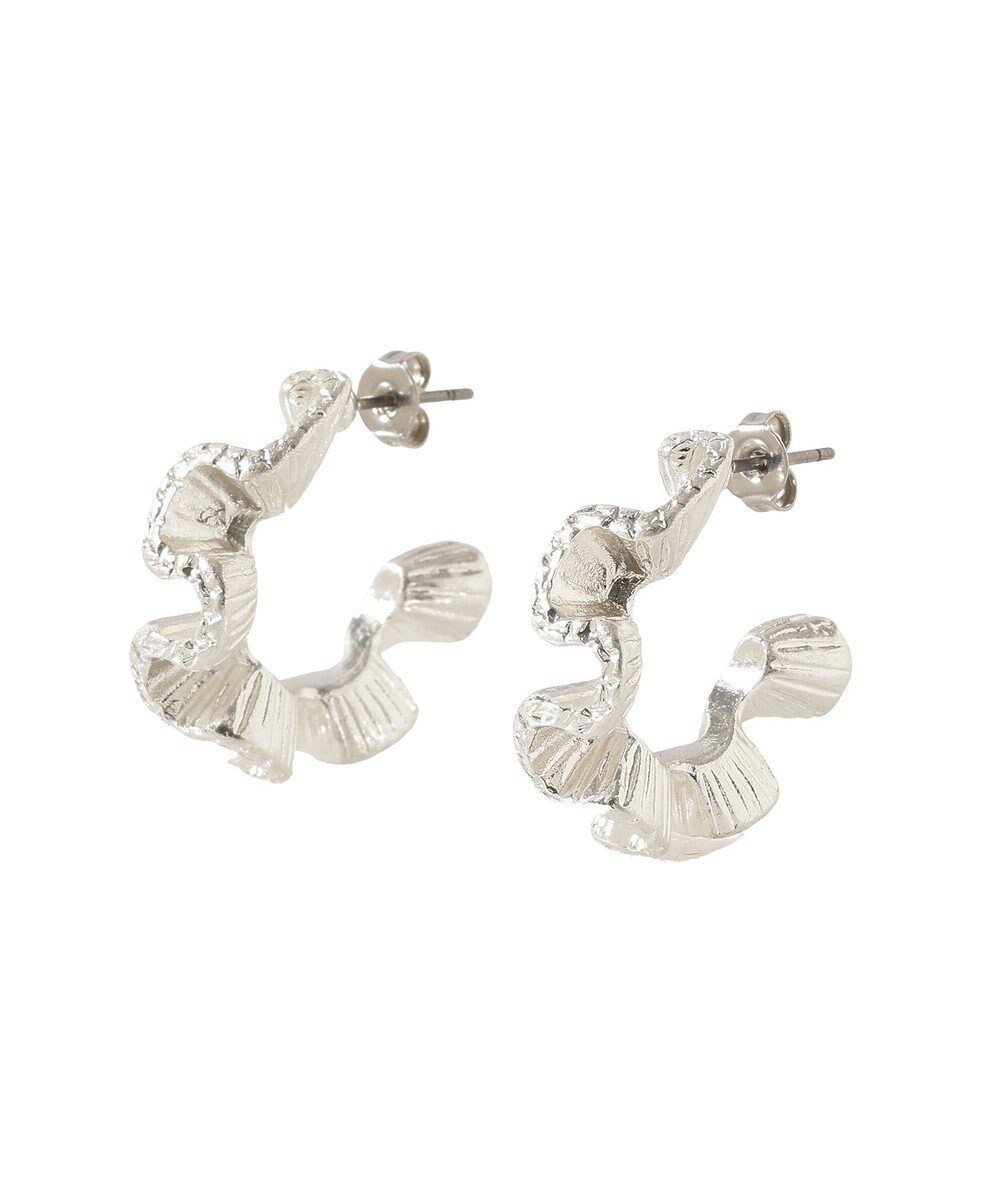 【グリーンパークス/Green Parks】のラッフルフープピアス 人気、トレンドファッション・服の通販 founy(ファニー) 　ファッション　Fashion　レディースファッション　Fashion for Women　おすすめ　Recommended / Our Picks　アクセサリー　Fashion Accessories　シンプル　Simple, Minimal　バランス　Balance, Style Balance　フォルム　Silhouette, Form　フープ　Hoop, Hoop Earrings　エレガント 上品　Elegant　ビジネス 仕事 通勤　Business / Work / Commuting　 other-1|ID: prp329100004868510 ipo3291000000036278667