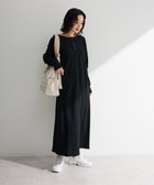 【グリーンパークス/Green Parks】のヘンリーネックワンピース Black|ID: prp329100004868511 ipo3291000000036278671