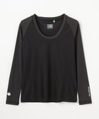 【ピーダブリュサーキュラス/PW CIRCULUS】の【WOMEN】UVメッシュコンビインナーシャツ ゴルフウェア レディース 人気、トレンドファッション・服の通販 founy(ファニー) ファッション Fashion レディースファッション Fashion for Women トップス・カットソー Cut & Sew Tops シャツ・ブラウス・オフィスカジュアル Elegant Blouses & Button-Ups ロングTシャツ・Tシャツ Longline T-Shirts & Tees カットソー・ベーシックTシャツ Cut-and-Sewn Tops / Stretch Tees & Basics インナー Innerwear カットソー Cut and Sewn Top コンビ Combo, Combination Style ゴルフ Golf ストレッチ Stretch, Stretchy Fabric ポロシャツ Polo Shirt, Collared Tee メッシュ Mesh, Net Fabric モックネック Mock Neck, Short Turtleneck 吸水 Absorbent, Quick-Dry 夏 Summer 春 Spring S/S・春夏 SS, Spring/Summer, Warm Season thumbnail ブラック系|ID: prp329100004868516 ipo3291000000036278690