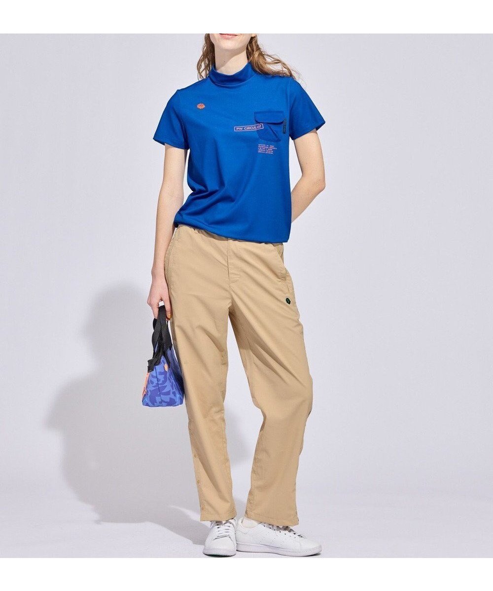 【ピーダブリュサーキュラス/PW CIRCULUS】の【WOMEN】サイドボタン デザインパンツ ゴルフウェア レディース インテリア・キッズ・メンズ・レディースファッション・服の通販 founy(ファニー) 　ファッション　Fashion　レディースファッション　Fashion for Women　パンツ　Pants & Trousers　春　Spring　軽量　Lightweight, Ultra Light　シンプル　Simple, Minimal　ストレッチ　Stretch, Stretchy Fabric　トレンド　Trend, Trending Now　人気　Popular, Best Seller　フィット　Fit, Slim Fit　フレア　Flare, Flared　ボトム　Bottoms, Lower Wear　S/S・春夏　SS, Spring/Summer, Warm Season　夏　Summer　ゴルフ　Golf　ベージュ系|ID: prp329100004868517 ipo3291000000036278694