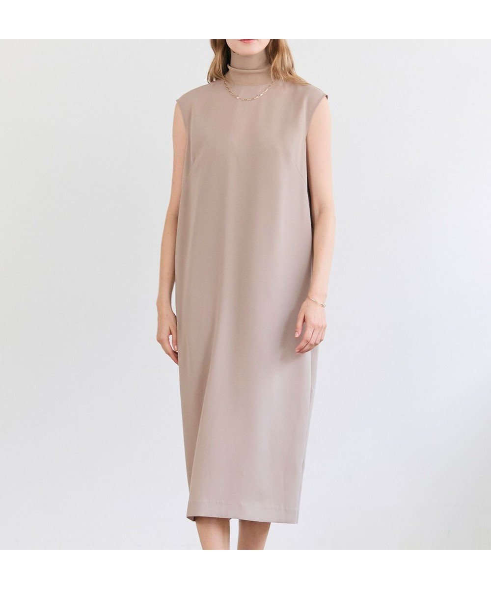 【ベイジ,/BEIGE,】のFLEUR / ドレープニット ネックドレス 人気、トレンドファッション・服の通販 founy(ファニー) 　ファッション　Fashion　レディースファッション　Fashion for Women　ワンピース　Dresses　フォーマル・パーティードレス・結婚式用ドレス　Elegant & Casual Dresses　アクセサリー　Fashion Accessories　アンダー　Underwear Essentials　春　Spring　秋　Autumn　カーディガン　Cardigan, Knitwear　シルク　Silk, 100% Silk　ジャケット　Jacket, Outerwear　ドレス　Dress, One-Piece　ノースリーブ　Sleeveless, No-Sleeve　リラックス　Relax, Relaxed Fit　A/W・秋冬　Autumn/Winter　S/S・春夏　SS, Spring/Summer, Warm Season　夏　Summer　エレガント 上品　Elegant　ビジネス 仕事 通勤　Business / Work / Commuting　 other-1|ID: prp329100004868522 ipo3291000000036278706