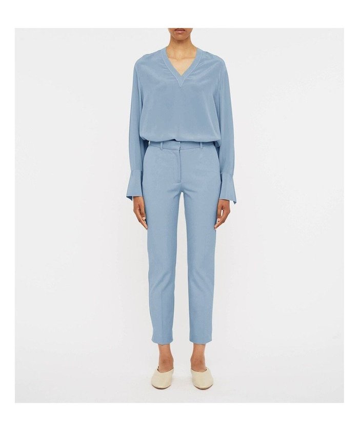 【ジョゼフ/JOSEPH】のギャバジンストレッチ スリムストレートトラウザーズ インテリア・キッズ・メンズ・レディースファッション・服の通販 founy(ファニー) https://founy.com/ ファッション Fashion レディースファッション Fashion for Women パンツ Pants & Trousers アンクル Ankle-Length Design イタリア Italy コンパクト Compact, Small Size ストレッチ Stretch, Stretchy Fabric フロント Front, Front Design ポケット Pocket, Pocket Detail 夏 Summer 春 Spring S/S・春夏 SS, Spring/Summer, Warm Season |ID: prp329100004868526 ipo3291000000036278720