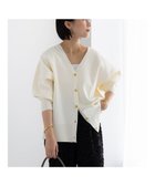 【テチチ/Te chichi】のコクーンVネックカーディガン 人気、トレンドファッション・服の通販 founy(ファニー) ファッション Fashion レディースファッション Fashion for Women トップス・カットソー Cut & Sew Tops ニット Knit Tops & Sweaters カーディガン・羽織り Layered Style Cardigans Vネックトップス V-Neck Tops / V-Cut Neckline Shirts カーディガン Cardigan, Knitwear コクーン Cocoon, Cocoon Silhouette セーター Sweater, Knitwear バランス Balance, Style Balance 夏 Summer S/S・春夏 SS, Spring/Summer, Warm Season A/W・秋冬 Autumn/Winter ビジネス 仕事 通勤 Business / Work / Commuting thumbnail オフホワイト|ID: prp329100004868528 ipo3291000000036278730