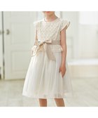 【組曲 / KIDS/KUMIKYOKU】の【110-140㎝】ミスティフラワー ドレス 人気、トレンドファッション・服の通販 founy(ファニー) ファッション Fashion キッズファッション Fashion for Kids ワンピース Dresses オーガンジー Organza Fabric サテン Satin, Glossy Fabric スカラップ Scallop, Scalloped Edge ドッキング Docking, Mixed Material ドレス Dress, One-Piece リボン Ribbon, Bow レース Lace, Lace Fabric エレガント 上品 Elegant 夏 Summer 春 Spring S/S・春夏 SS, Spring/Summer, Warm Season thumbnail アイボリー|ID: prp329100004868537 ipo3291000000036278813