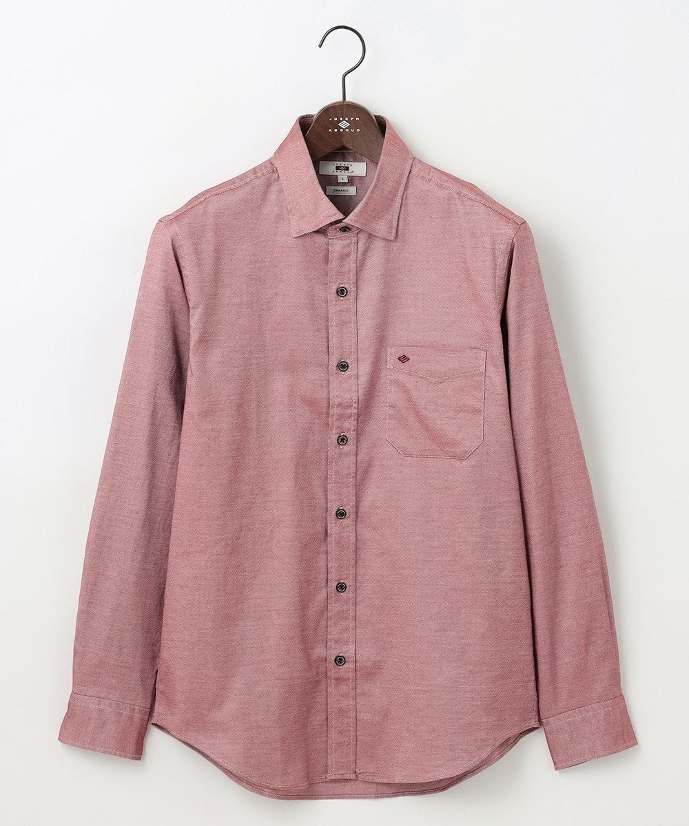 【ジョセフ アブード/JOSEPH ABBOUD / MEN】の【オーガニックコットン使用】JOE COTTON ストレッチオックス シャツ インテリア・キッズ・メンズ・レディースファッション・服の通販 founy(ファニー) 　ファッション　Fashion　メンズファッション　Fashion for Men　トップス・カットソー　Cut & Sew Tops　メンズシャツ　Shirts　インナー　Innerwear　ジャケット　Jacket, Outerwear　ストレッチ　Stretch, Stretchy Fabric　ワイド　Wide, Wide Fit　A/W・秋冬　Autumn/Winter　おすすめ　Recommended / Our Picks　エレガント 上品　Elegant　ビジネス 仕事 通勤　Business / Work / Commuting　ワイン系|ID: prp329100004868548 ipo3291000000036278910