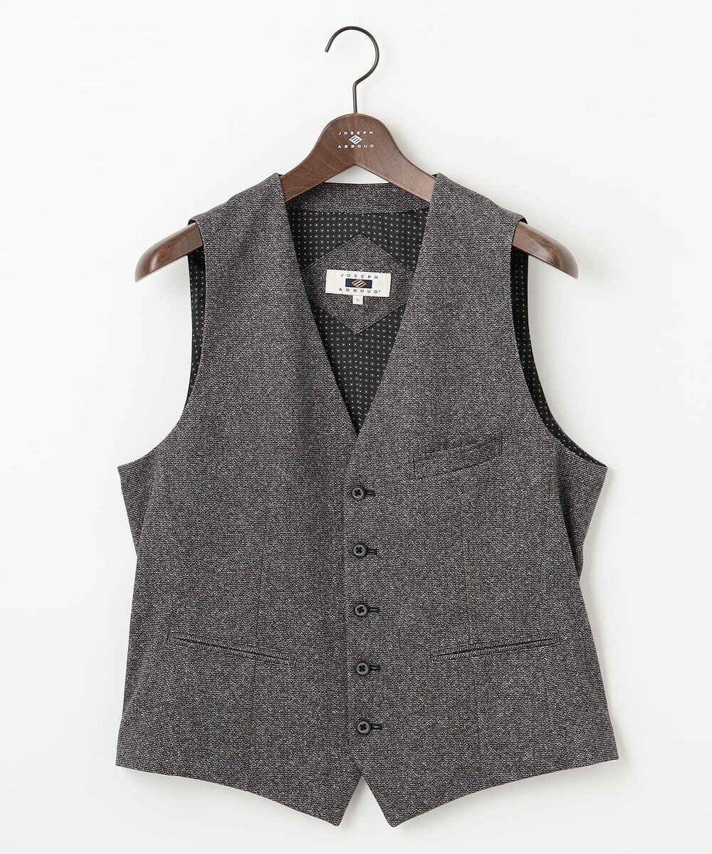 【ジョセフ アブード/JOSEPH ABBOUD / MEN】の【ストレッチ/多機能レジャーベスト】エアロムリネコンフォートジャージ ベスト インテリア・キッズ・メンズ・レディースファッション・服の通販 founy(ファニー) 　ファッション　Fashion　メンズファッション　Fashion for Men　トップス・カットソー　Cut & Sew Tops　ベスト・ジレ　Vests & Gilets　おすすめ　Recommended / Our Picks　シンプル　Simple, Minimal　ストレッチ　Stretch, Stretchy Fabric　スーツ　Suit, Formalwear　フォーマル　Formal, Dressy　プリント　Print, Printed Pattern　ベスト　Vest, Waistcoat　メランジ　Melange, Mixed Yarn　エレガント 上品　Elegant　A/W・秋冬　Autumn/Winter　ライトグレー系|ID: prp329100004868554 ipo3291000000036278960