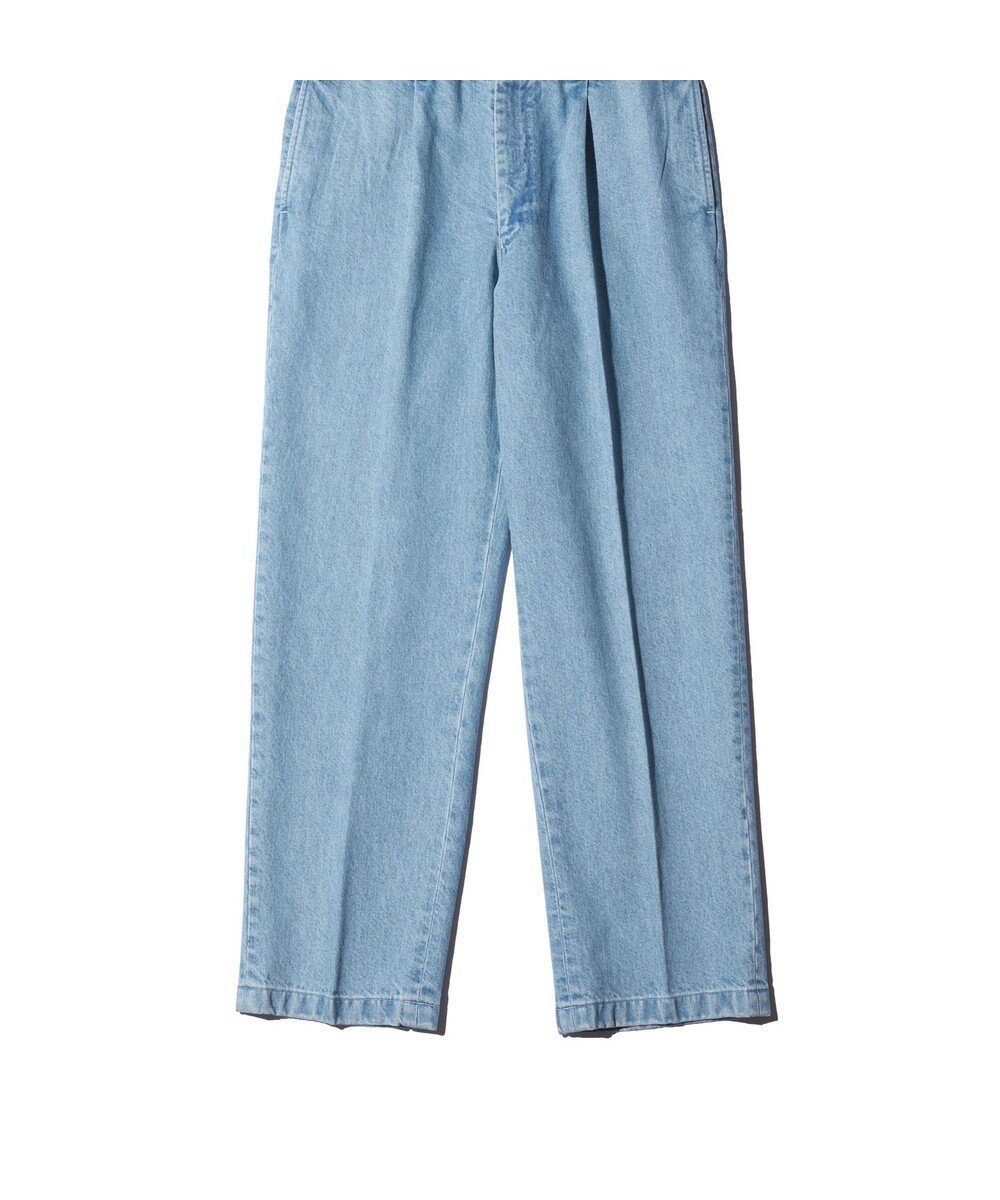 【ジェイ プレス/J.PRESS / MEN】の【J.PRESS ORIGINALS】SHIOTA DENIM Piped Stem1tuck / Made in Japan インテリア・キッズ・メンズ・レディースファッション・服の通販 founy(ファニー) 　ファッション　Fashion　メンズファッション　Fashion for Men　ボトムス　Bottoms　デニムパンツ・ジーンズ　Denim Pants　春　Spring　ジーンズ　Jeans, Denim Pants　スラックス　Slacks, Dress Pants　デニム　Denim, Jeans Material　バランス　Balance, Style Balance　A/W・秋冬　Autumn/Winter　S/S・春夏　SS, Spring/Summer, Warm Season　日本製　Made In Japan　夏　Summer　サックスブルー系|ID: prp329100004868555 ipo3291000000036278985