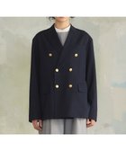 【ジェイプレスヨークストリート/J.PRESS YORK STREET】の【UNISEX】ネイビーブレザー / ダブル / 金釦 人気、トレンドファッション・服の通販 founy(ファニー) ファッション Fashion レディースファッション Fashion for Women アウター Coat / Outerwear Collection レディースジャケット・軽アウター Jackets テーラードジャケット / 通勤・きれいめスタイル Tailored Jackets & Blazers 春 Spring シンプル Simple, Minimal ジャケット Jacket, Outerwear ストレッチ Stretch, Stretchy Fabric ダブル Double, Double-Breasted ブルゾン Blouson, Bomber Jacket モダン Modern, Contemporary ユニセックス Unisex, Genderless リラックス Relax, Relaxed Fit S/S・春夏 SS, Spring/Summer, Warm Season 夏 Summer ビジネス 仕事 通勤 Business / Work / Commuting thumbnail ネイビー系|ID: prp329100004868556 ipo3291000000036278996