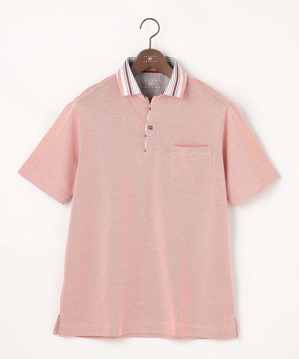 【ジョセフ アブード/JOSEPH ABBOUD / MEN】の【愛されて21年!オーガニックコットン使用】ダディ ポロシャツ インテリア・キッズ・メンズ・レディースファッション・服の通販 founy(ファニー) 　ファッション　Fashion　メンズファッション　Fashion for Men　トップス・カットソー　Cut & Sew Tops　メンズシャツ　Shirts　ポロシャツ / きれいめカジュアルスタイル　Polo Shirts　インド　Indian Textile　ウォッシャブル　Machine Washable　春　Spring　今季　This Season, Current Season　吸水　Absorbent, Quick-Dry　サッカー　Seersucker, Summer Fabric　ジャケット　Jacket, Outerwear　スキッパー　Skipper, Open Collar　定番　Standard, Basic Item　ポロシャツ　Polo Shirt, Collared Tee　リネン　Linen, Linen Fabric　S/S・春夏　SS, Spring/Summer, Warm Season　おすすめ　Recommended / Our Picks　夏　Summer　ギフト プレゼント　Gift / Present　ビジネス 仕事 通勤　Business / Work / Commuting　オレンジ系|ID: prp329100004868559 ipo3291000000036279034