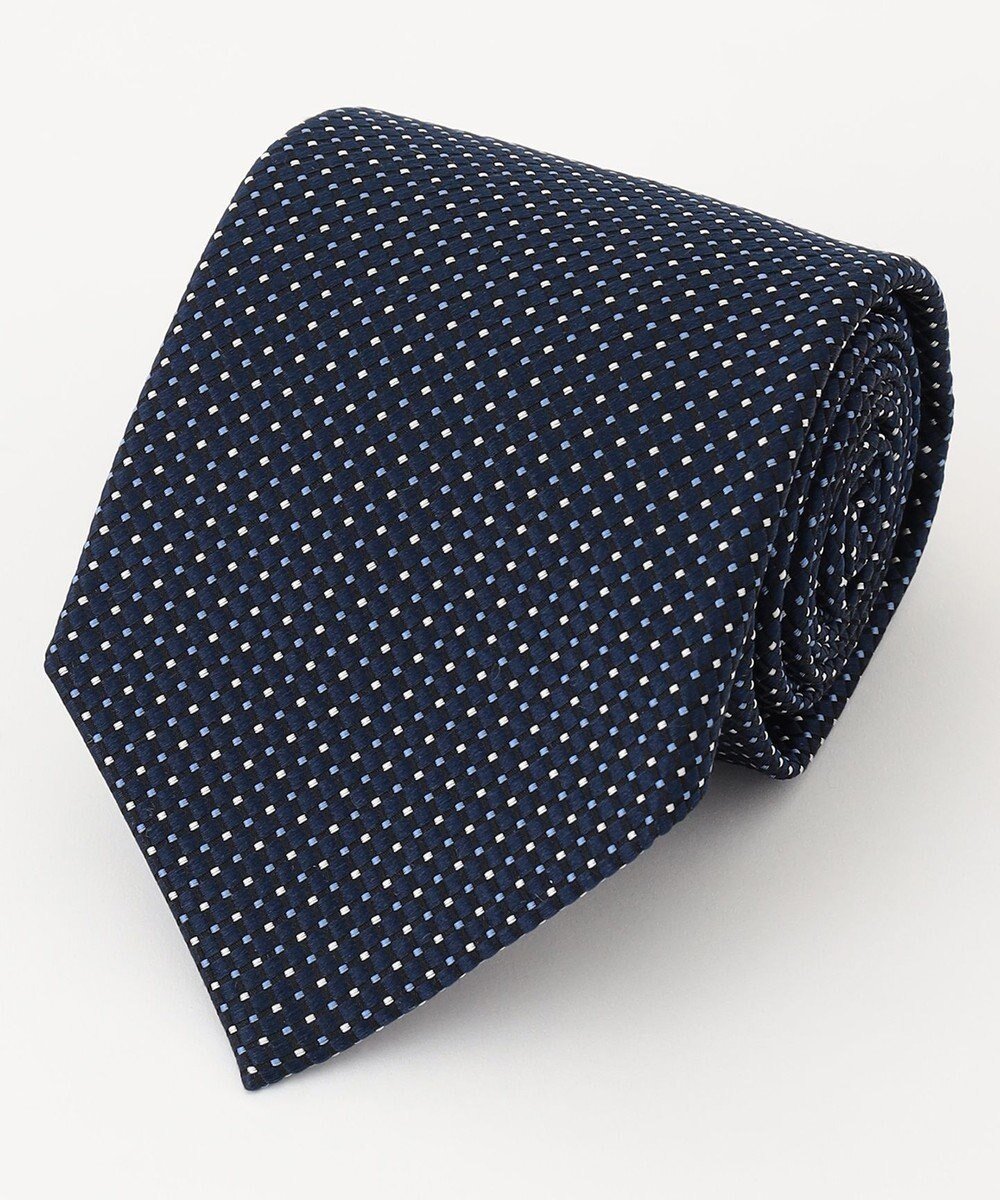 【ジェイ プレス/J.PRESS / MEN】の【GEOMETRIC JACQUARD COLLECTION】ジオメトリックジャガード ネクタイ インテリア・キッズ・メンズ・レディースファッション・服の通販 founy(ファニー) 　ファッション　Fashion　メンズファッション　Fashion for Men　コレクション　Collection, Seasonal Line　スーツ　Suit, Formalwear　ネイビー系7|ID: prp329100004868563 ipo3291000000036279082