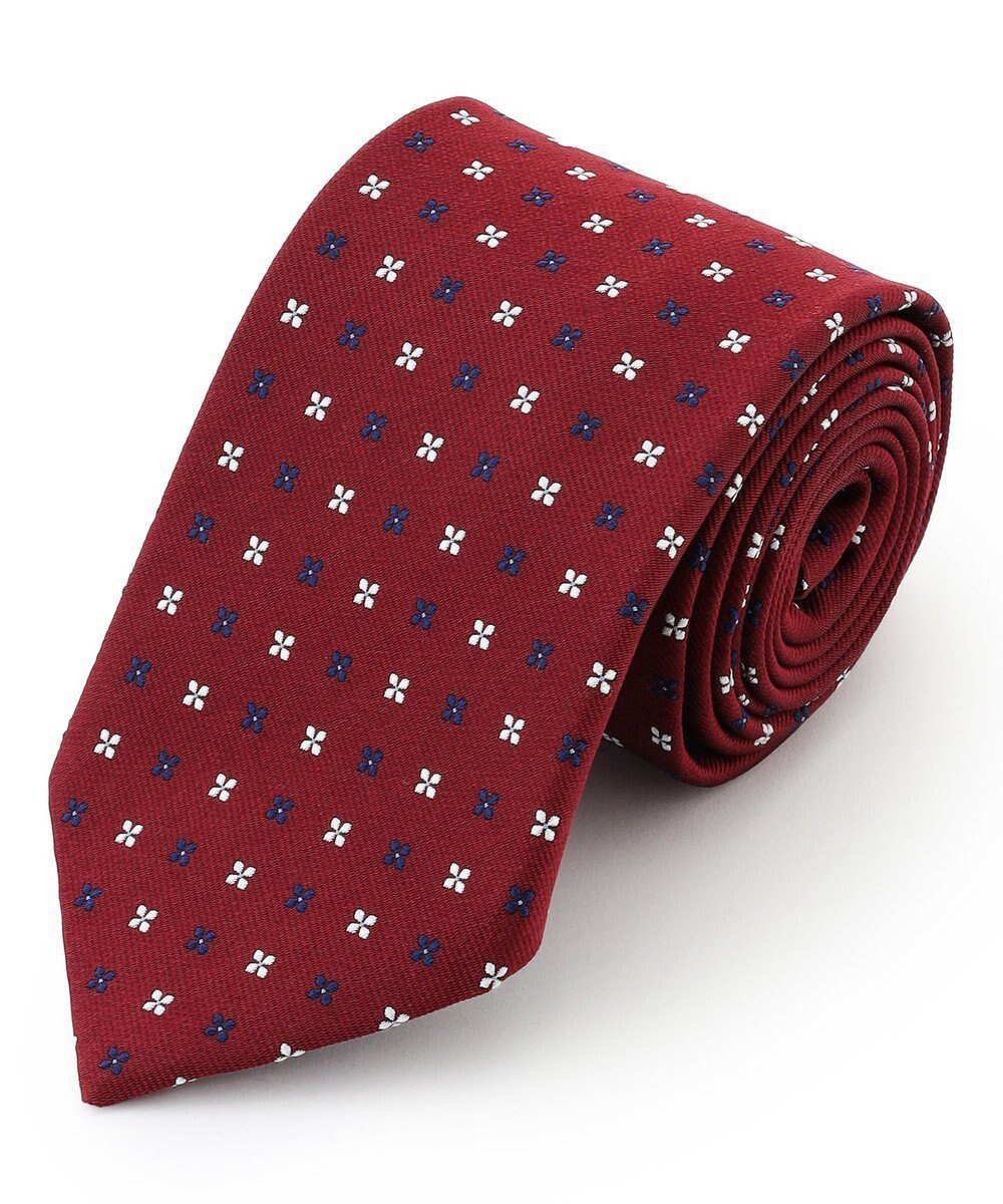 【ジェイ プレス/J.PRESS / MEN】の【フレッシャーズにもおすすめ】小紋柄 ネクタイ インテリア・キッズ・メンズ・レディースファッション・服の通販 founy(ファニー) 　ファッション　Fashion　メンズファッション　Fashion for Men　おすすめ　Recommended / Our Picks　シルク　Silk, 100% Silk　スーツ　Suit, Formalwear　ビジネス 仕事 通勤　Business / Work / Commuting　エレガント 上品　Elegant　ワイン系8|ID: prp329100004868564 ipo3291000000036279090