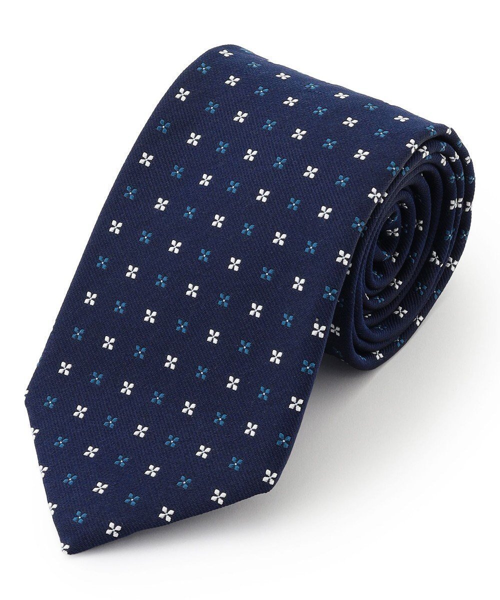 【ジェイ プレス/J.PRESS / MEN】の【フレッシャーズにもおすすめ】小紋柄 ネクタイ インテリア・キッズ・メンズ・レディースファッション・服の通販 founy(ファニー) 　ファッション　Fashion　メンズファッション　Fashion for Men　おすすめ　Recommended / Our Picks　シルク　Silk, 100% Silk　スーツ　Suit, Formalwear　ビジネス 仕事 通勤　Business / Work / Commuting　エレガント 上品　Elegant　ネイビー系8|ID: prp329100004868564 ipo3291000000036279095