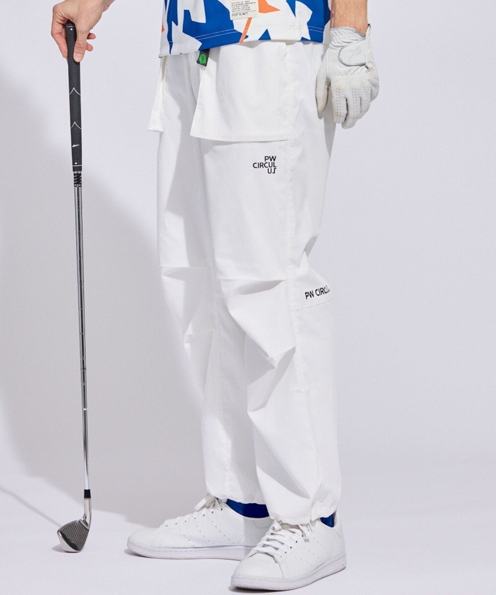 【ピーダブリュサーキュラス/PW CIRCULUS / MEN】の【MEN】ワイドカーゴパンツ ゴルフ 人気、トレンドファッション・服の通販 founy(ファニー) 　ファッション　Fashion　メンズファッション　Fashion for Men　ボトムス　Bottoms　春　Spring　ストレッチ　Stretch, Stretchy Fabric　人気　Popular, Best Seller　ポケット　Pocket, Pocket Detail　ミリタリー　Military, Army Style　リラックス　Relax, Relaxed Fit　ワイド　Wide, Wide Fit　S/S・春夏　SS, Spring/Summer, Warm Season　夏　Summer　ゴルフ　Golf　 other-1|ID: prp329100004868570 ipo3291000000036279177