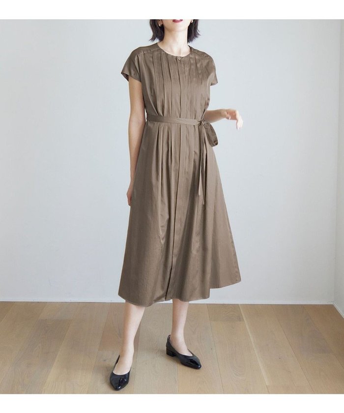 【自由区/JIYU-KU】の【洗える】シルキータック ワンピース インテリア・キッズ・メンズ・レディースファッション・服の通販 founy(ファニー) https://founy.com/ ファッション Fashion レディースファッション Fashion for Women ワンピース Dresses おすすめ Recommended / Our Picks サテン Satin, Glossy Fabric シルク Silk, 100% Silk ドレープ Drape, Draping Fabric フレア Flare, Flared エレガント 上品 Elegant 夏 Summer 春 Spring S/S・春夏 SS, Spring/Summer, Warm Season 洗える Machine Washable |ID: prp329100004868585 ipo3291000000036279361