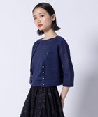 【トッカ/TOCCA】のSUMMER STARS CARDIGAN カーディガン 人気、トレンドファッション・服の通販 founy(ファニー) ファッション Fashion レディースファッション Fashion for Women トップス・カットソー Cut & Sew Tops カーディガン・羽織り Layered Style Cardigans 2025年 2025 2025春夏・S/S Spring/Summer 2025 SS25 おすすめ Recommended / Our Picks アンサンブル Ensemble Set カーディガン Cardigan, Knitwear スパンコール Sequins, Sequin Embellishment トレンド Trend, Trending Now フェミニン Feminine, Girly フリル Frill, Ruffle メッシュ Mesh, Net Fabric エレガント 上品 Elegant 夏 Summer 春 Spring S/S・春夏 SS, Spring/Summer, Warm Season thumbnail ネイビー系|ID: prp329100004868592 ipo3291000000036279519