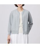 【ジェイ プレス/J.PRESS】の【洗える】SHEER JACQUARD ニット ブルゾン 人気、トレンドファッション・服の通販 founy(ファニー) ファッション Fashion レディースファッション Fashion for Women トップス・カットソー Cut & Sew Tops ニット Knit Tops & Sweaters カーディガン・羽織り Layered Style Cardigans おすすめ Recommended / Our Picks カーディガン Cardigan, Knitwear シンプル Simple, Minimal ジャカード／ジャガード Jacquard, Woven Pattern チェック Check, Plaid, Tartan ブルゾン Blouson, Bomber Jacket ワンポイント One Point, Statement Accent エレガント 上品 Elegant 夏 Summer 春 Spring S/S・春夏 SS, Spring/Summer, Warm Season 洗える Machine Washable thumbnail グレイッシュアクア系|ID: prp329100004868601 ipo3291000000036279637