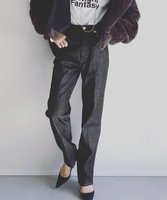 【ウォードブルー/WOADBLUE】のRIGID HIGH RISE(BLACK) ハイライズストレートパンツ 人気、トレンドファッション・服の通販 founy(ファニー) ファッション Fashion レディースファッション Fashion for Women パンツ Pants & Trousers デニムパンツ・ジーンズ・美脚デニム Denim Jeans & Pants ヴィンテージ Vintage Style シルケット Silket, Silky Cotton ストレート Straight, Straight Cut デニム Denim, Jeans Material ネップ Nepp, Slub Yarn ブルゾン Blouson, Bomber Jacket A/W・秋冬 Autumn/Winter S/S・春夏 SS, Spring/Summer, Warm Season 夏 Summer |ID:prp329100004868605