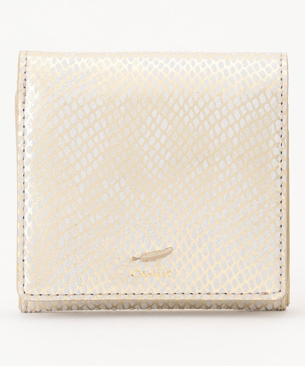 【エアリスト/airlist】のBOX小銭入れ付き折り財布 Neferネフィル インテリア・キッズ・メンズ・レディースファッション・服の通販 founy(ファニー) 　ファッション　Fashion　レディースファッション　Fashion for Women　ミニ財布・二つ折り財布　Wallets & Card Cases　ウォレット　Wallet　エレガント 上品　Elegant　コンパクト　Compact, Small Size　軽量　Lightweight, Ultra Light　財布　Wallet, Purse　ポケット　Pocket, Pocket Detail　モチーフ　Motif, Design Theme　おすすめ　Recommended / Our Picks　ゴールド×ホワイト|ID: prp329100004868607 ipo3291000000036279689