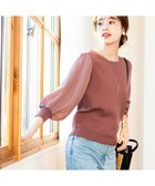 【ティアクラッセ/Tiaclasse】の【新色追加・洗える】異素材パフ袖トップス 人気、トレンドファッション・服の通販 founy(ファニー) ファッション Fashion レディースファッション Fashion for Women トップス・カットソー Cut & Sew Tops ニット Knit Tops & Sweaters ウォッシャブル Machine Washable シフォン Chiffon, Lightweight Fabric セーター Sweater, Knitwear フェミニン Feminine, Girly ポケット Pocket, Pocket Detail ラウンド Round, Round Neck エレガント 上品 Elegant 再入荷 Restock / Back in Stock 夏 Summer 新作・新入荷 New Arrivals / New In 春 Spring S/S・春夏 SS, Spring/Summer, Warm Season 洗える Machine Washable 無地 Plain, Solid Color 秋 Autumn thumbnail ピンク|ID: prp329100004868663 ipo3291000000036280702