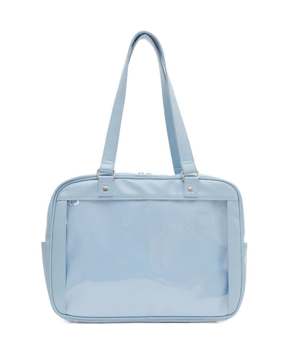 【ウィゴー/WEGO】の【痛バ&推し活グッズ】スクールボストン痛バッグ インテリア・キッズ・メンズ・レディースファッション・服の通販 founy(ファニー) 　ファッション　Fashion　レディースファッション　Fashion for Women　バッグ　Bags　軽量　Lightweight, Ultra Light　スマホ　Smartphone, Mobile Device　チャーム　Charm, Pendant　ボストン　Boston　ポケット　Pocket, Pocket Detail　サックス|ID: prp329100004868671 ipo3291000000036280820