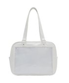 【ウィゴー/WEGO】の【痛バ&推し活グッズ】スクールボストン痛バッグ 人気、トレンドファッション・服の通販 founy(ファニー) ファッション Fashion レディースファッション Fashion for Women バッグ Bags 軽量 Lightweight, Ultra Light スマホ Smartphone, Mobile Device チャーム Charm, Pendant ボストン Boston ポケット Pocket, Pocket Detail thumbnail ホワイト|ID: prp329100004868671 ipo3291000000036280821