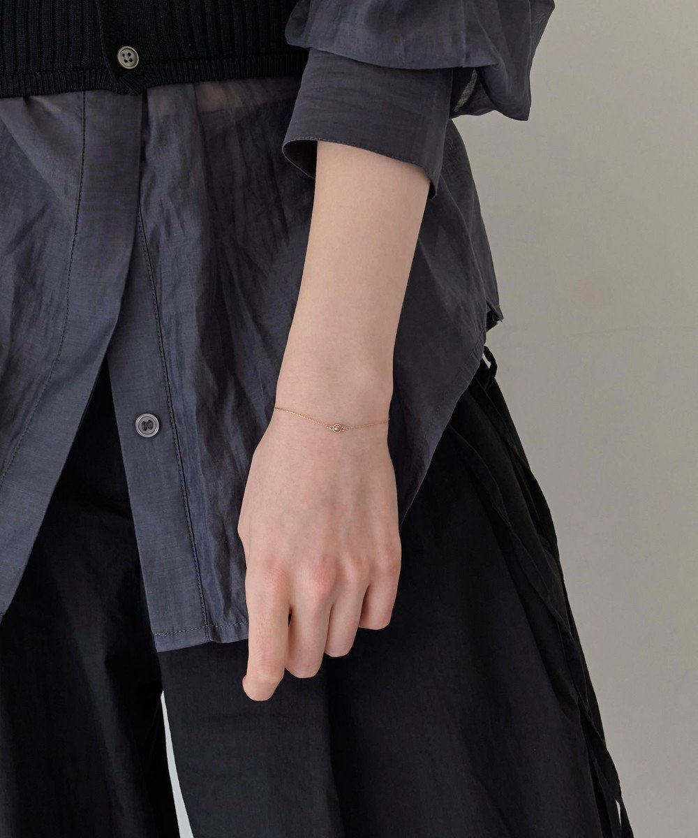 【フィービィー/phoebe】の【金属アレルギー対応】プチベゼルストーンブレスレット シャンパンゴールド インテリア・キッズ・メンズ・レディースファッション・服の通販 founy(ファニー) 　ファッション　Fashion　レディースファッション　Fashion for Women　ジュエリー　Jewelry　チェーン＆カフブレスレット　Cuff & Chain Bracelets　おすすめ　Recommended / Our Picks　アクセサリー　Fashion Accessories　カッティング　Cutting Detail　ダイヤモンド　Diamond, Brilliant Cut　バングル　Bangle, Bracelet　ビジュー　Bijou, Jewel-like Accent　ブレスレット　Bracelet, Wristband　ローズ　Rose, Rose Motif　エレガント 上品　Elegant　人気　Popular, Best Seller　時計　Watch, Wristwatch　シャンパンゴールド|ID: prp329100004868673 ipo3291000000036280888