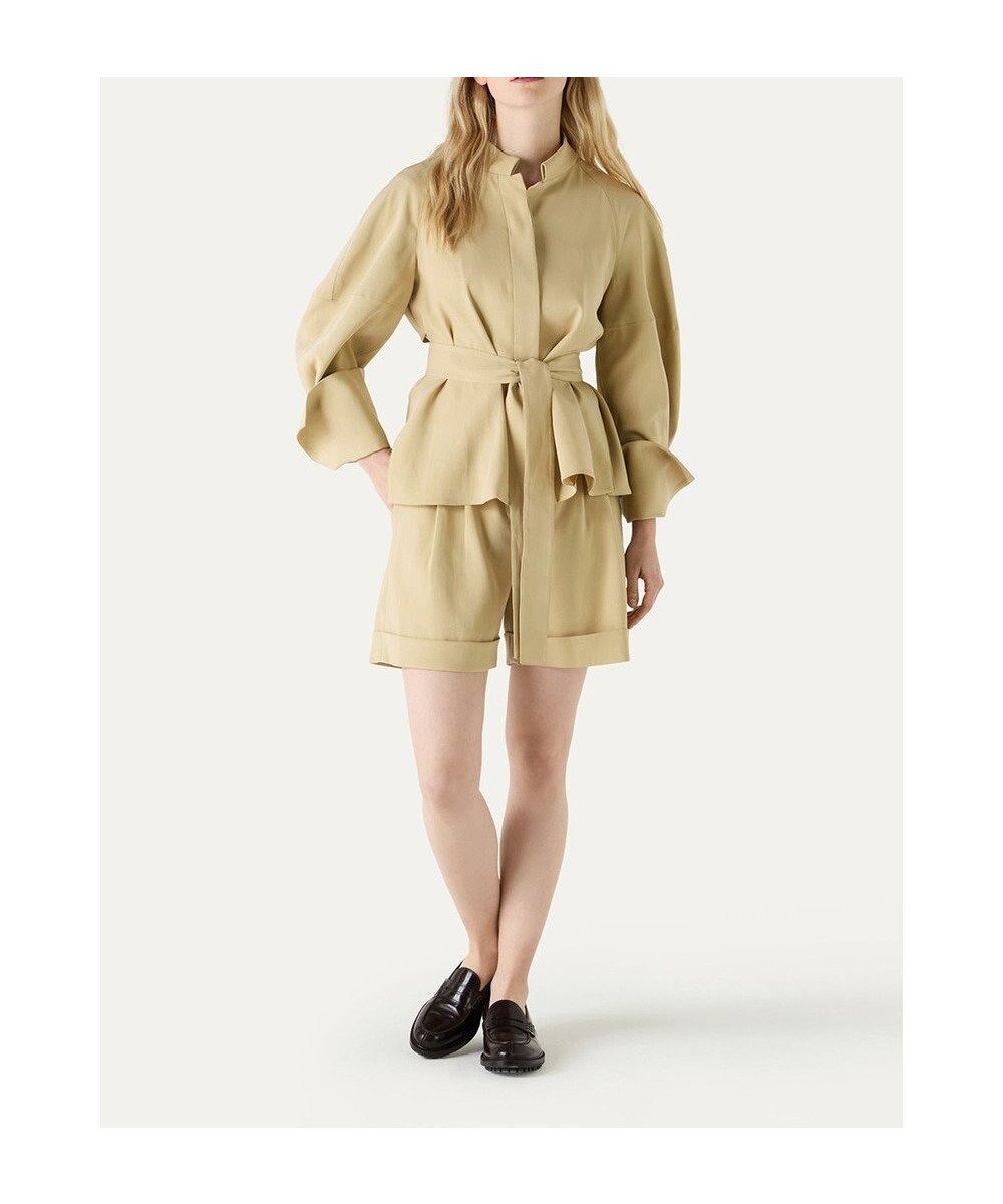 【ダックス/DAKS】のCOOL CLASSICS サファリジャケット インテリア・キッズ・メンズ・レディースファッション・服の通販 founy(ファニー) 　ファッション　Fashion　レディースファッション　Fashion for Women　アウター　Coat / Outerwear Collection　コート・ロングコート・ピーコート　Long Coats, Peacoats & More　レディースジャケット・軽アウター　Jackets　モッズコート・ミリタリー風アウター　Mods & Field Coats　おすすめ　Recommended / Our Picks　クラシック　Classic, Timeless Style　クール　Cool, Chic　コレクション　Collection, Seasonal Line　ショート　Short, Short Length　シルク　Silk, 100% Silk　ジャケット　Jacket, Outerwear　ミリタリー　Military, Army Style　モッズコート　Mods Coat, Military Parka　夏　Summer　S/S・春夏　SS, Spring/Summer, Warm Season　A/W・秋冬　Autumn/Winter　軽量　Lightweight, Ultra Light　イエロー|ID: prp329100004868682 ipo3291000000036281043