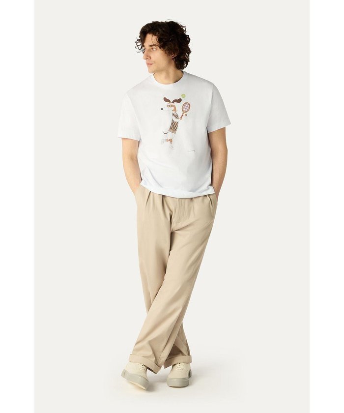【ダックス/DAKS】のSLOWBOY Tシャツ〈テニス〉 インテリア・キッズ・メンズ・レディースファッション・服の通販 founy(ファニー) https://founy.com/ ファッション Fashion レディースファッション Fashion for Women トップス・カットソー Cut & Sew Tops シャツ・ブラウス・オフィスカジュアル Elegant Blouses & Button-Ups ロングTシャツ・Tシャツ Longline T-Shirts & Tees カットソー・ベーシックTシャツ Cut-and-Sewn Tops / Stretch Tees & Basics イラスト Illustration カットソー Cut and Sewn Top キャラクター Character, Licensed Characters スリム Slim, Slim Fit フィット Fit, Slim Fit プリント Print, Printed Pattern モチーフ Motif, Design Theme ロンドン London Style, British Inspired 夏 Summer S/S・春夏 SS, Spring/Summer, Warm Season A/W・秋冬 Autumn/Winter |ID: prp329100004868684 ipo3291000000036281051