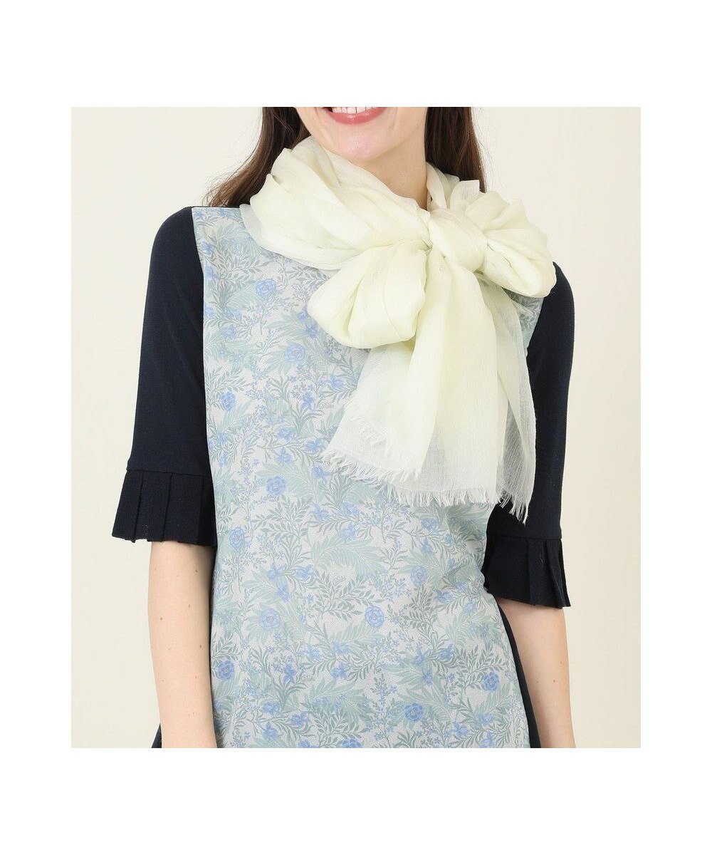 【ダックス/DAKS】の後染めカシミヤシルクストール インテリア・キッズ・メンズ・レディースファッション・服の通販 founy(ファニー) 　ファッション　Fashion　レディースファッション　Fashion for Women　ショール　Shawl, Wrap　シルク　Silk, 100% Silk　ストール　Stole, Wrap　夏　Summer　春　Spring　S/S・春夏　SS, Spring/Summer, Warm Season　無地　Plain, Solid Color　A/W・秋冬　Autumn/Winter　ライトイエロー|ID: prp329100004868686 ipo3291000000036281071