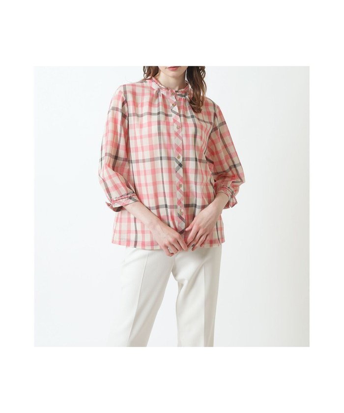 【ダックス/DAKS】のウールボイル ハウスチェックシャツ インテリア・キッズ・メンズ・レディースファッション・服の通販 founy(ファニー) https://founy.com/ ファッション Fashion レディースファッション Fashion for Women トップス・カットソー Cut & Sew Tops シャツ・ブラウス・オフィスカジュアル Elegant Blouses & Button-Ups セットアップ Set-Up, Coordinated Outfit チェック Check, Plaid, Tartan ベーシック Basic, Essential 夏 Summer 定番 Standard, Basic Item S/S・春夏 SS, Spring/Summer, Warm Season A/W・秋冬 Autumn/Winter |ID: prp329100004868691 ipo3291000000036281104