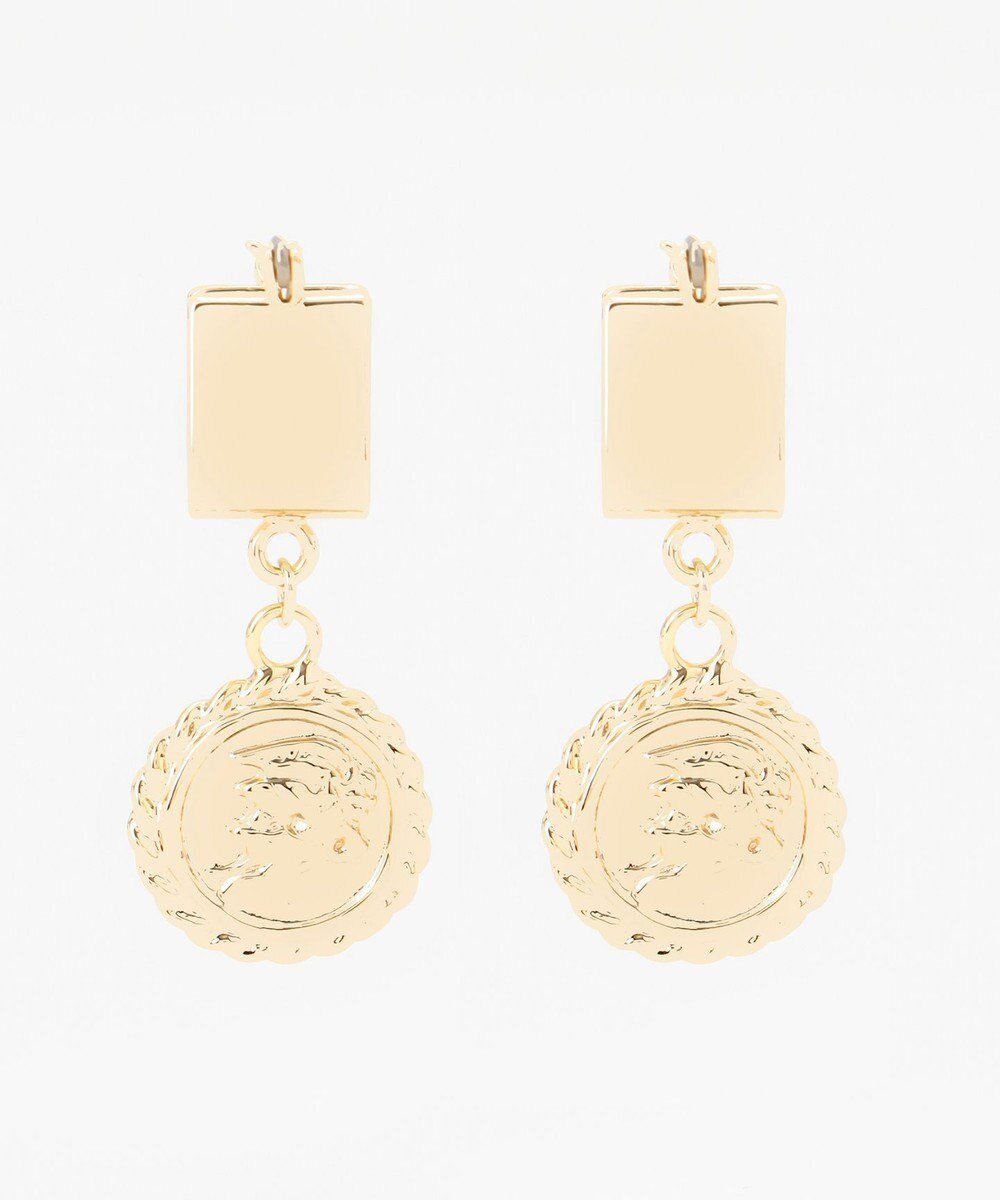 【アイシービー/iCB】のゼフィロスメダルピアス インテリア・キッズ・メンズ・レディースファッション・服の通販 founy(ファニー) 　ファッション　Fashion　レディースファッション　Fashion for Women　2024年　2024　2024春夏・S/S　Spring/Summer 2024 SS24　アクセサリー　Fashion Accessories　コイン　Coin, Coin Design　チャーム　Charm, Pendant　モチーフ　Motif, Design Theme　ゴールド系|ID: prp329100004868697 ipo3291000000036281142