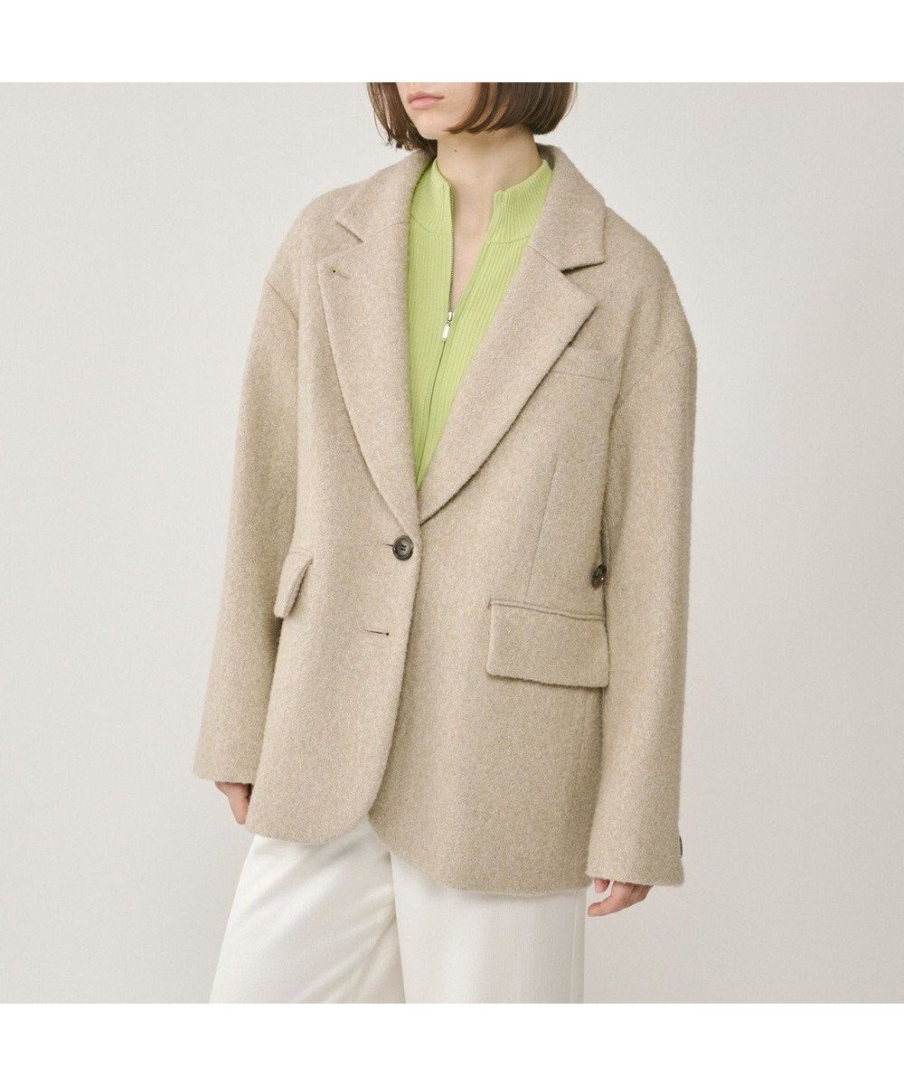 【グレース コンチネンタル/GRACE CONTINENTAL】のヘリンボーンツイードジャケット インテリア・キッズ・メンズ・レディースファッション・服の通販 founy(ファニー) 　ファッション　Fashion　レディースファッション　Fashion for Women　アウター　Coat / Outerwear Collection　レディースジャケット・軽アウター　Jackets　テーラードジャケット / 通勤・きれいめスタイル　Tailored Jackets & Blazers　今季　This Season, Current Season　ショルダー　Shoulder, Shoulder Strap　ジャケット　Jacket, Outerwear　タイトスカート　Pencil Skirt, Tight Skirt　ドロップ　Drop Shoulder, Dropped Style　パターン　Pattern, Design Print　メンズ　Men's, Menswear　A/W・秋冬　Autumn/Winter　S/S・春夏　SS, Spring/Summer, Warm Season　おすすめ　Recommended / Our Picks　夏　Summer　ベージュ|ID: prp329100004868698 ipo3291000000036281163