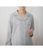 【自由区/JIYU-KU】の【WEB限定】オーガニックコットンパジャマ 人気、トレンドファッション・服の通販 founy(ファニー) ファッション Fashion レディースファッション Fashion for Women イエロー Yellow 巾着 Drawstring Bag, Kinchaku サテン Satin, Glossy Fabric シャンブレー Chambray, Denim-Like Fabric シルバー Silver, Metallic Silver ストライプ Stripe, Striped Pattern ダブル Double, Double-Breasted パイピング Piping, Trim Design パジャマ Pajamas, Sleepwear パターン Pattern, Design Print ポケット Pocket, Pocket Detail リラックス Relax, Relaxed Fit おすすめ Recommended / Our Picks お家時間・ステイホーム Stay Home / At Home 旅行 Travel ギフト プレゼント Gift / Present thumbnail グレーストライプ×グリーン|ID: prp329100004868703 ipo3291000000036281229