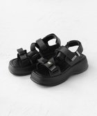 【トッカ/TOCCA】のCROSSING RIBBON SPORTS SANDALS サンダル ブラック系|ID: prp329100004868704 ipo3291000000036281238