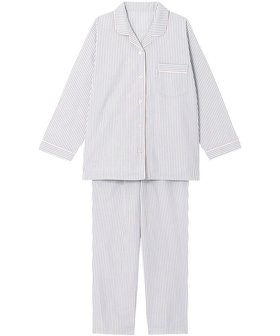 【ワコール 睡眠科学/wacoal suimin】のパジャマ 長袖 長ズボン 綿100%(本体) サッカー素材 レディース YDX344 睡眠科学/ワコール 人気、トレンドファッション・服の通販 founy(ファニー) ファッション Fashion レディースファッション Fashion for Women トップス・カットソー Cut & Sew Tops サッカー Seersucker, Summer Fabric パジャマ Pajamas, Sleepwear ボトム Bottoms, Lower Wear 長袖 Long Sleeve, Full Sleeve |ID:prp329100004868718