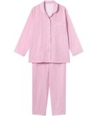 【ワコール 睡眠科学/wacoal suimin】のパジャマ 長袖 長ズボン 綿100%(本体) 二重ガーゼ レディース YDX518 睡眠科学/ワコール 人気、トレンドファッション・服の通販 founy(ファニー) ファッション Fashion レディースファッション Fashion for Women トップス・カットソー Cut & Sew Tops スタイリッシュ Stylish, Fashionable デニム Denim, Jeans Material 長袖 Long Sleeve, Full Sleeve パイピング Piping, Trim Design パジャマ Pajamas, Sleepwear ボトム Bottoms, Lower Wear thumbnail ピンク|ID: prp329100004868719 ipo3291000000036281398