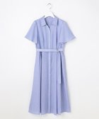 【エニィ スィス/any SiS】のスムージーポリエステル ワンピース ブルーストライプ|ID: prp329100004868721 ipo3291000000036281424