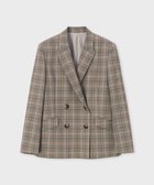 【ポール スミス/Paul Smith】のチェック ピークドラペル ダブルジャケット 人気、トレンドファッション・服の通販 founy(ファニー) ファッション Fashion レディースファッション Fashion for Women アウター Coat / Outerwear Collection レディースジャケット・軽アウター Jackets テーラードジャケット / 通勤・きれいめスタイル Tailored Jackets & Blazers エレガント 上品 Elegant クラシカル Classical, Vintage-Inspired ジャケット Jacket, Outerwear ストレート Straight, Straight Cut セットアップ Set-Up, Coordinated Outfit ダブル Double, Double-Breasted チェック Check, Plaid, Tartan フィット Fit, Slim Fit マニッシュ Mannish, Boyish モダン Modern, Contemporary 夏 Summer S/S・春夏 SS, Spring/Summer, Warm Season A/W・秋冬 Autumn/Winter thumbnail サンドブラウン|ID: prp329100004868723 ipo3291000000036281439