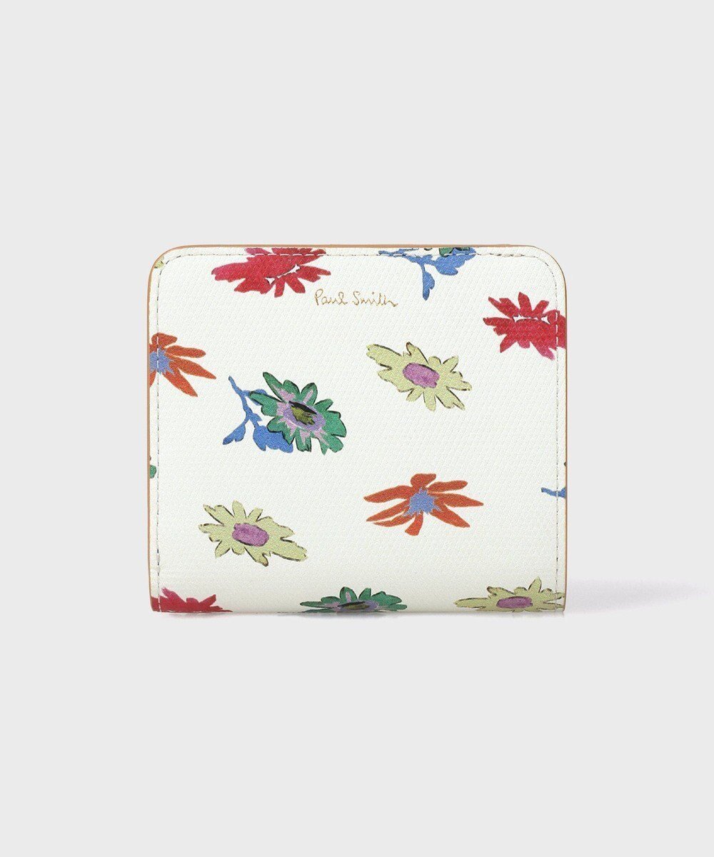 【ポール スミス/Paul Smith】のプリントコンビネーション 2つ折り財布 インテリア・キッズ・メンズ・レディースファッション・服の通販 founy(ファニー) 　ファッション　Fashion　レディースファッション　Fashion for Women　ミニ財布・二つ折り財布　Wallets & Card Cases　コンパクト　Compact, Small Size　財布　Wallet, Purse　トレンド　Trend, Trending Now　フラワー　Flower, Floral　プリント　Print, Printed Pattern　おすすめ　Recommended / Our Picks　ギフト プレゼント　Gift / Present　オフホワイト|ID: prp329100004868725 ipo3291000000036281452