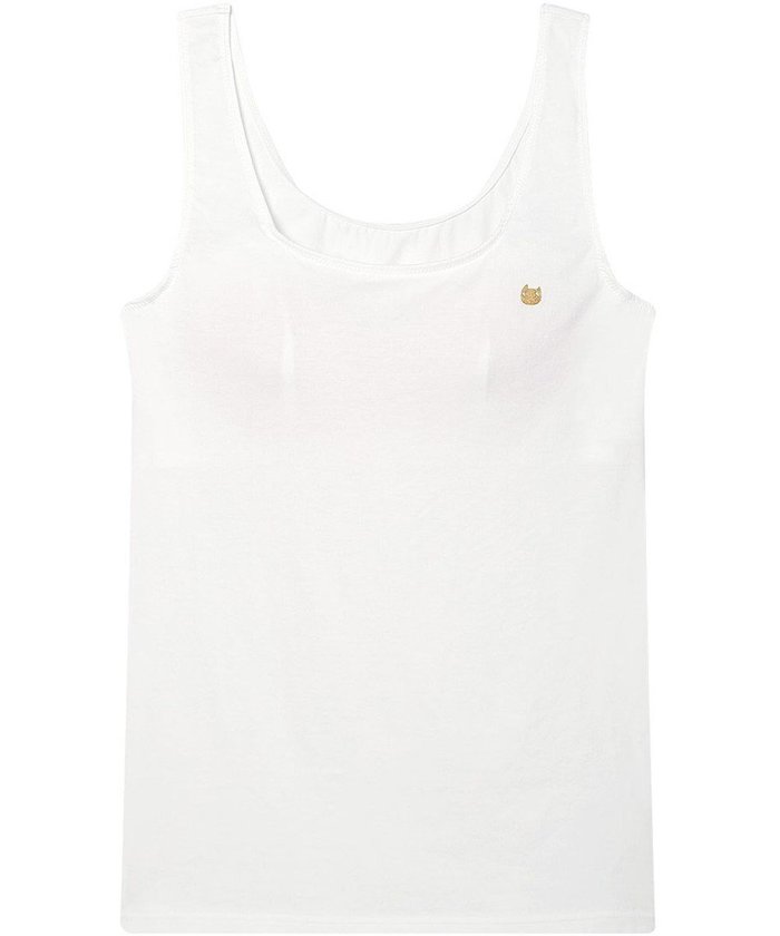 【ツモリチサト スリープ/tsumori chisato SLEEP】のツモリチサト インナー 綿混ベア天竺素材(身生地) パッド付(取り外し可) ノースリーブ タンクトップ レディース UCX400/ワコール インテリア・キッズ・メンズ・レディースファッション・服の通販 founy(ファニー) https://founy.com/ ファッション Fashion レディースファッション Fashion for Women トップス・カットソー Cut & Sew Tops キャミソール&ノースリーブ Camisoles & Sleeveless Tops インナー Innerwear ストレッチ Stretch, Stretchy Fabric タンク Tank Top, Sleeveless Top ノースリーブ Sleeveless, No-Sleeve パジャマ Pajamas, Sleepwear ワンポイント One Point, Statement Accent |ID: prp329100004868731 ipo3291000000036281504