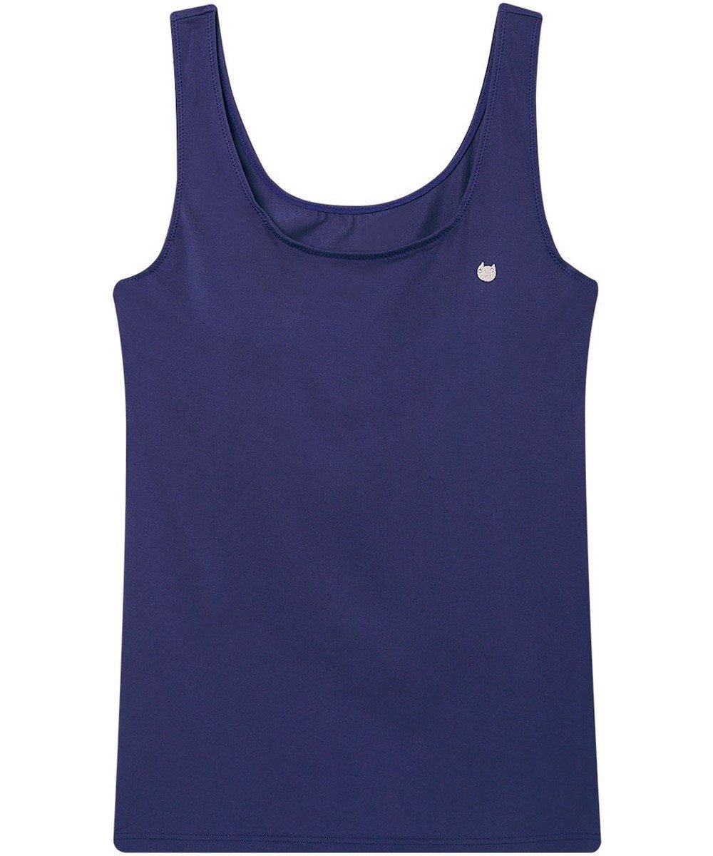 【ツモリチサト スリープ/tsumori chisato SLEEP】のツモリチサト インナー 綿混ベア天竺素材(身生地) パッド付(取り外し可) ノースリーブ タンクトップ レディース UCX400/ワコール インテリア・キッズ・メンズ・レディースファッション・服の通販 founy(ファニー) 　ファッション　Fashion　レディースファッション　Fashion for Women　トップス・カットソー　Cut & Sew Tops　キャミソール&ノースリーブ　Camisoles & Sleeveless Tops　インナー　Innerwear　ストレッチ　Stretch, Stretchy Fabric　タンク　Tank Top, Sleeveless Top　ノースリーブ　Sleeveless, No-Sleeve　パジャマ　Pajamas, Sleepwear　ワンポイント　One Point, Statement Accent　コン|ID: prp329100004868731 ipo3291000000036281509