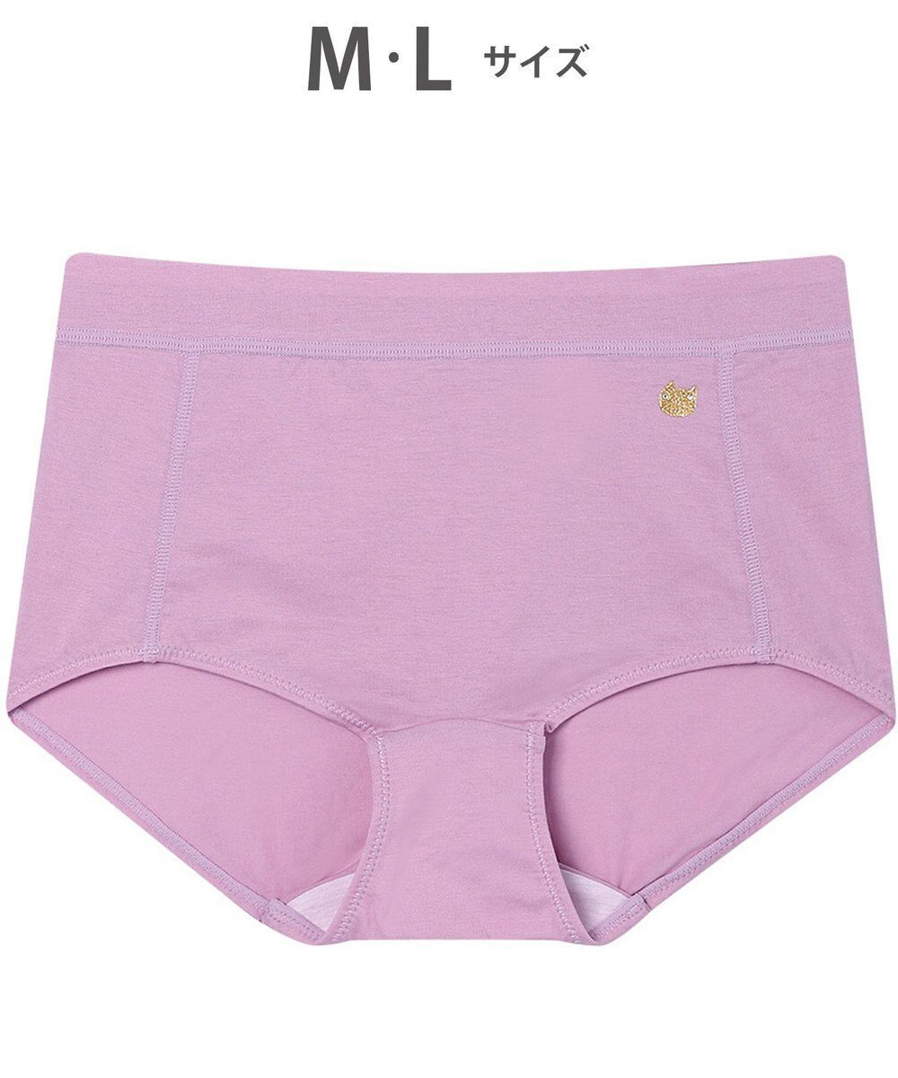 【ツモリチサト スリープ/tsumori chisato SLEEP】のツモリチサト ショーツ 綿混ベア天竺素材(身生地) はきこみ丈ふつう レディース UPX401/ワコール インテリア・キッズ・メンズ・レディースファッション・服の通販 founy(ファニー) 　ファッション　Fashion　レディースファッション　Fashion for Women　ショーツ　Shorts, Short Pants　ストレッチ　Stretch, Stretchy Fabric　パジャマ　Pajamas, Sleepwear　ワンポイント　One Point, Statement Accent　パープル|ID: prp329100004868734 ipo3291000000036281540