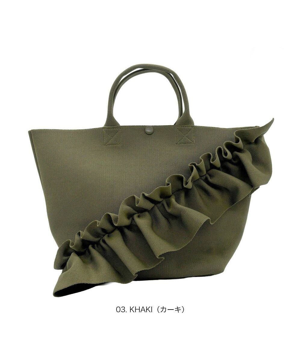 【ルートート/ROOTOTE】の3538【ルートート】EU.デリ.ルフルラッフル-A インテリア・キッズ・メンズ・レディースファッション・服の通販 founy(ファニー) 　ファッション　Fashion　レディースファッション　Fashion for Women　バッグ　Bags　カメラ　Camera Accessories　スマホ　Smartphone, Mobile Device　財布　Wallet, Purse　ドット　Polka Dot, Dot Pattern　ハンカチ　Handkerchief, Hanky　パターン　Pattern, Design Print　フォルム　Silhouette, Form　フリル　Frill, Ruffle　ポケット　Pocket, Pocket Detail　ポーチ　Pouch, Small Case　新作・新入荷　New Arrivals / New In　03:カーキ|ID: prp329100004868745 ipo3291000000036281649