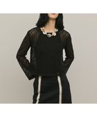 【グレース コンチネンタル/GRACE CONTINENTAL】のレースフレアスリーブトップ 人気、トレンドファッション・服の通販 founy(ファニー) ファッション Fashion レディースファッション Fashion for Women トップス・カットソー Cut & Sew Tops トリミング Trimming, Decorative Edge レース Lace, Lace Fabric 夏 Summer 春 Spring S/S・春夏 SS, Spring/Summer, Warm Season thumbnail ブラック|ID: prp329100004868747 ipo3291000000036281669