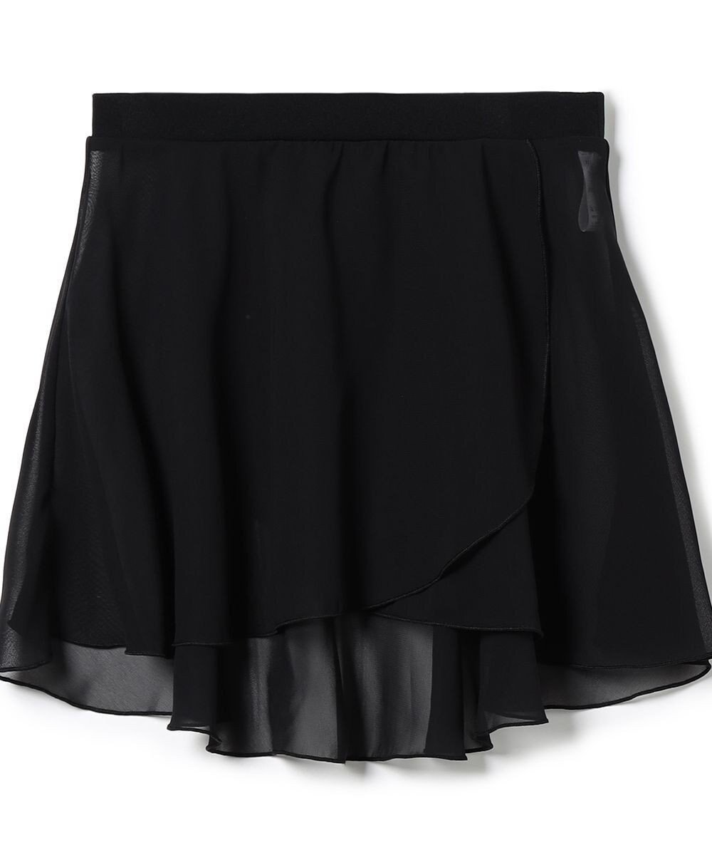 【チャコット/Chacott】のスカート インテリア・キッズ・メンズ・レディースファッション・服の通販 founy(ファニー) 　ファッション　Fashion　レディースファッション　Fashion for Women　スカート　Skirts　シフォン　Chiffon, Lightweight Fabric　ブラック|ID: prp329100004868763 ipo3291000000036281784