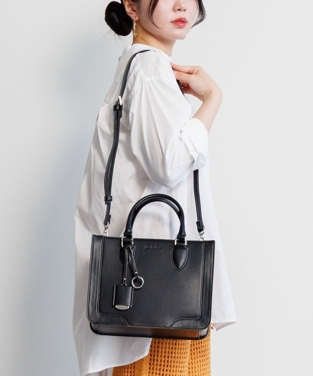 【エースバッグズアンドラゲッジ/ACE BAGS & LUGGAGE】のJewelna Rose オタハピ ミニバッグ NEO ハンドバッグ 65622 ジュエルナローズ インテリア・キッズ・メンズ・レディースファッション・服の通販 founy(ファニー) 　ファッション　Fashion　レディースファッション　Fashion for Women　コンパクト　Compact, Small Size　ショルダー　Shoulder, Shoulder Strap　シルバー　Silver, Metallic Silver　シンプル　Simple, Minimal　スマート　Smart, Elegant　財布　Wallet, Purse　トートバッグ　Tote Bag, Large Shoulder Bag　フロント　Front, Front Design　ポケット　Pocket, Pocket Detail　メタル　Metal, Metal Parts　メッシュ　Mesh, Net Fabric　モノトーン　Monotone, Black and White　リュック　Backpack, Rucksack　再入荷　Restock / Back in Stock　スーツケース キャリーケース　Suitcase / Carry Case　ギフト プレゼント　Gift / Present　ブラック|ID: prp329100004868765 ipo3291000000036281802