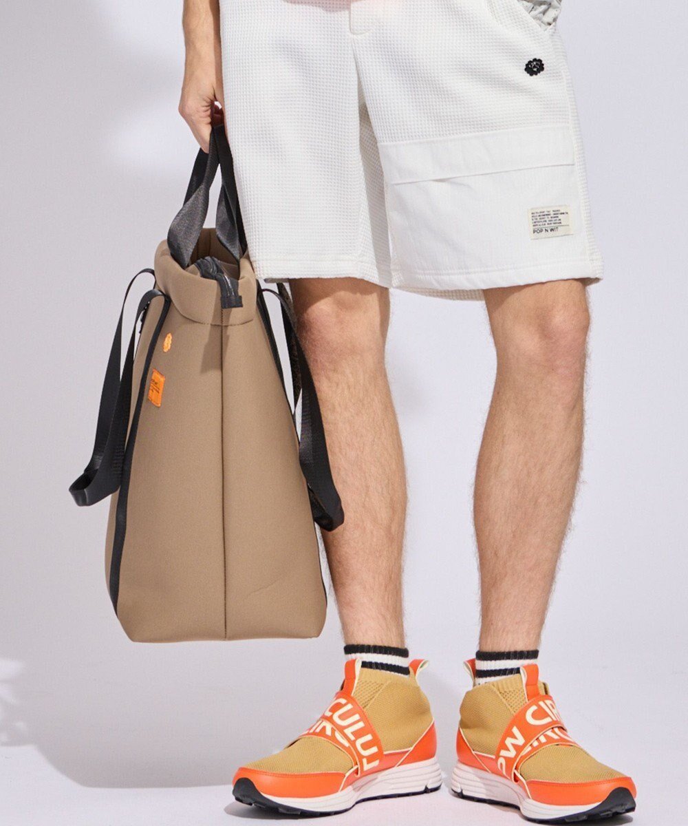 【ピーダブリュサーキュラス/PW CIRCULUS】の【UNISEX】デタッチャブルトートバッグ ゴルフ インテリア・キッズ・メンズ・レディースファッション・服の通販 founy(ファニー) 　ファッション　Fashion　レディースファッション　Fashion for Women　バッグ　Bags　ユニセックス　Unisex, Genderless　クッション　Cushion, Throw Pillow　ゴルフ　Golf　スマート　Smart, Elegant　ポーチ　Pouch, Small Case　メッシュ　Mesh, Net Fabric　人気　Popular, Best Seller　旅行　Travel　軽量　Lightweight, Ultra Light　ベージュ系|ID: prp329100004868768 ipo3291000000036281848