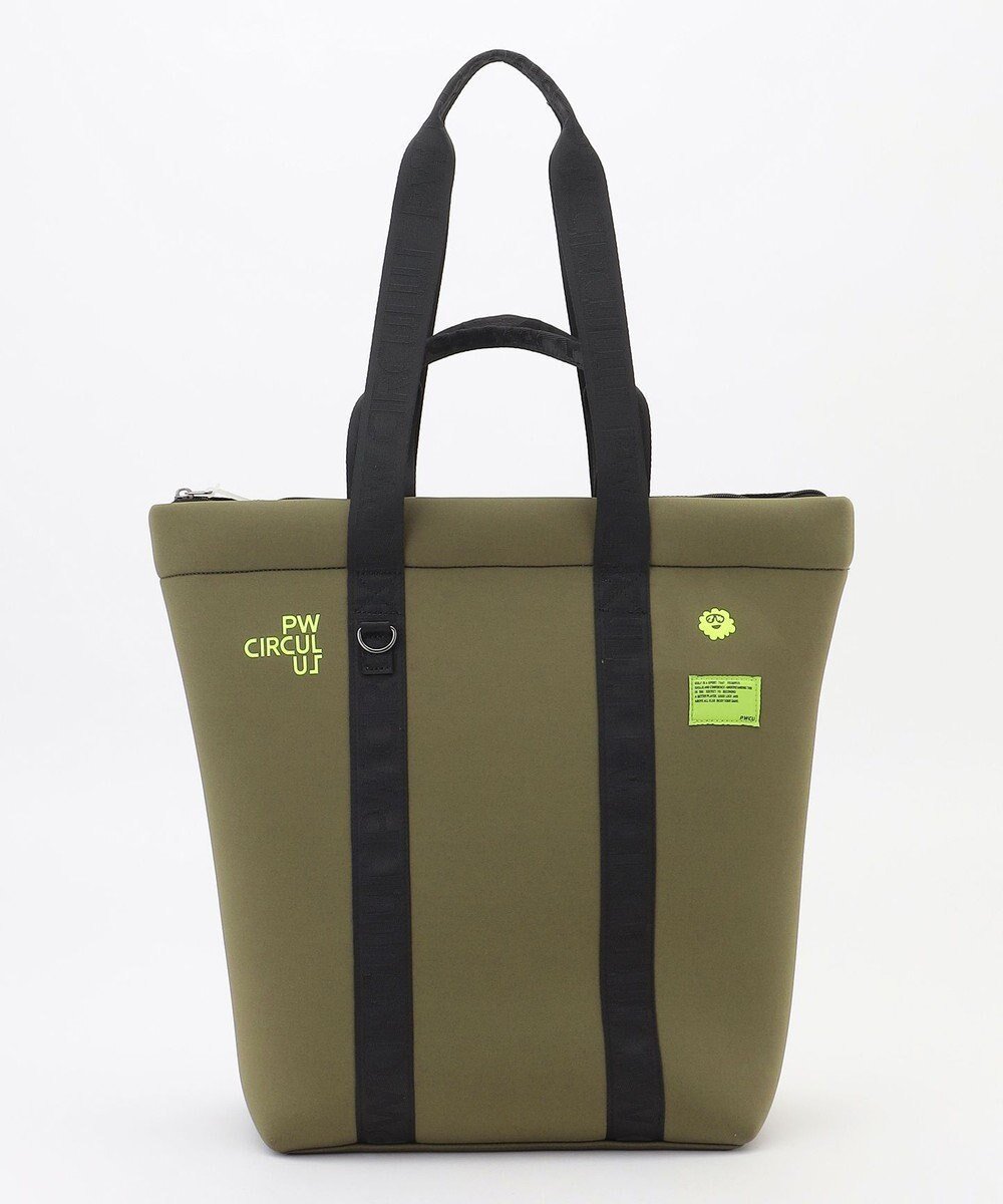 【ピーダブリュサーキュラス/PW CIRCULUS】の【UNISEX】デタッチャブルトートバッグ ゴルフ インテリア・キッズ・メンズ・レディースファッション・服の通販 founy(ファニー) 　ファッション　Fashion　レディースファッション　Fashion for Women　バッグ　Bags　ユニセックス　Unisex, Genderless　クッション　Cushion, Throw Pillow　ゴルフ　Golf　スマート　Smart, Elegant　ポーチ　Pouch, Small Case　メッシュ　Mesh, Net Fabric　人気　Popular, Best Seller　旅行　Travel　軽量　Lightweight, Ultra Light　カーキ系|ID: prp329100004868768 ipo3291000000036281851