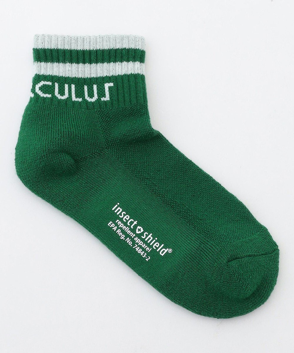 【ピーダブリュサーキュラス/PW CIRCULUS】の【虫よけ加工】【WOMEN】ラインソックス ショート丈 ゴルフウェア レディース インテリア・キッズ・メンズ・レディースファッション・服の通販 founy(ファニー) 　ファッション　Fashion　レディースファッション　Fashion for Women　ソックス&靴下　Socks & Hosiery　レッグウェア・ストッキング　Legwear & Hosiery　ショート　Short, Short Length　シンプル　Simple, Minimal　ソックス　Socks, Hosiery　人気　Popular, Best Seller　フィット　Fit, Slim Fit　ランニング　Running, Running Wear, Activewear, Jogging　おすすめ　Recommended / Our Picks　夏　Summer　ゴルフ　Golf　2026年　2026　グリーン系|ID: prp329100004868793 ipo3291000000036281951